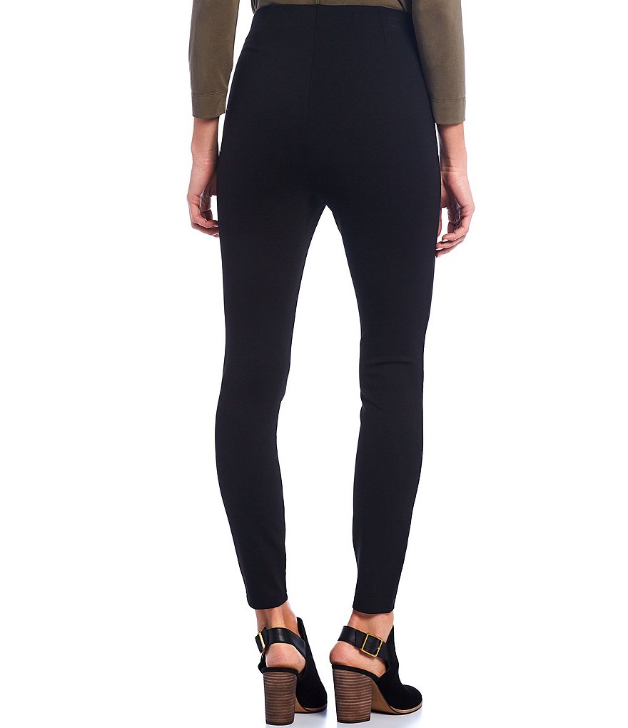 Gibson & Latimer Two Faux Zip Pocket High Rise Ponte Leggings