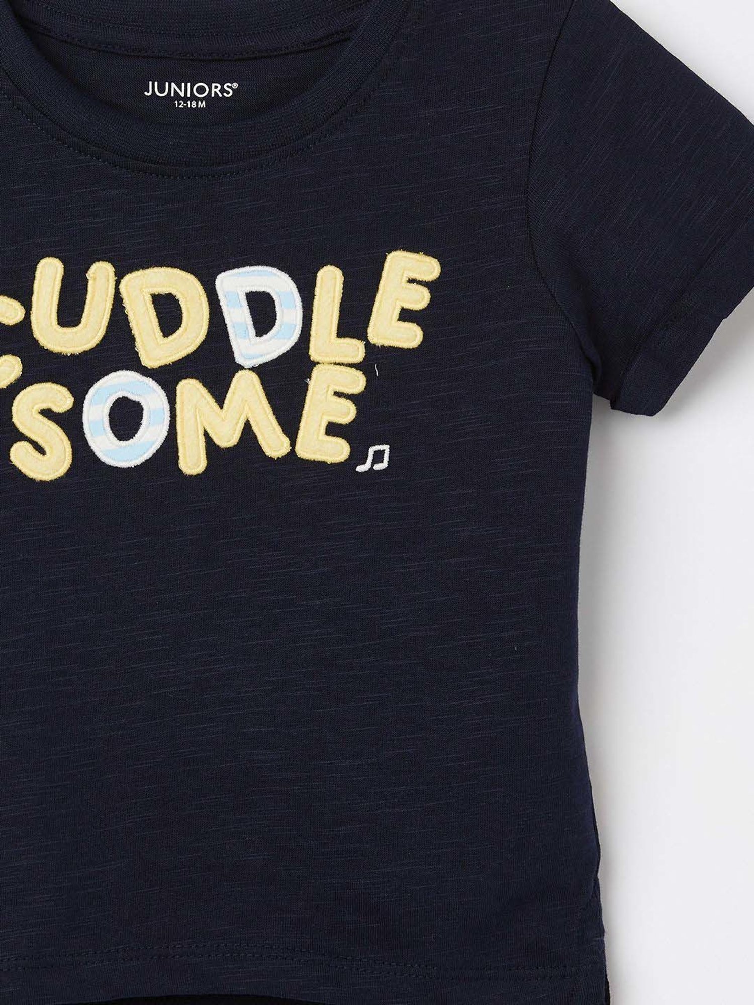 Juniors by Lifestyle Boys Blue Cotton Printed T Shirt