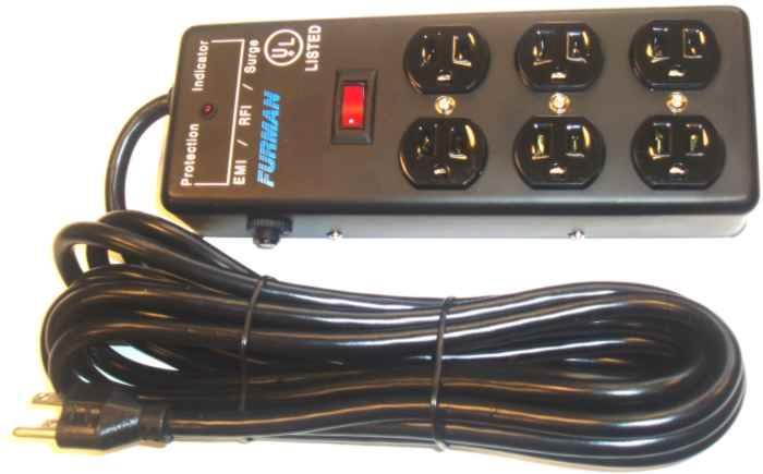 Furman SS6B 6 Outlet Pro Surge Protector Block Power Conditioner