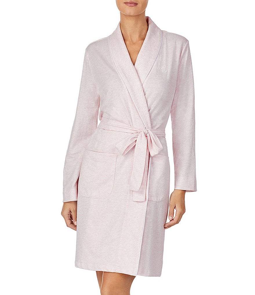 Little Giraffe Luxe Satin Snow Leopard Wrap Robe