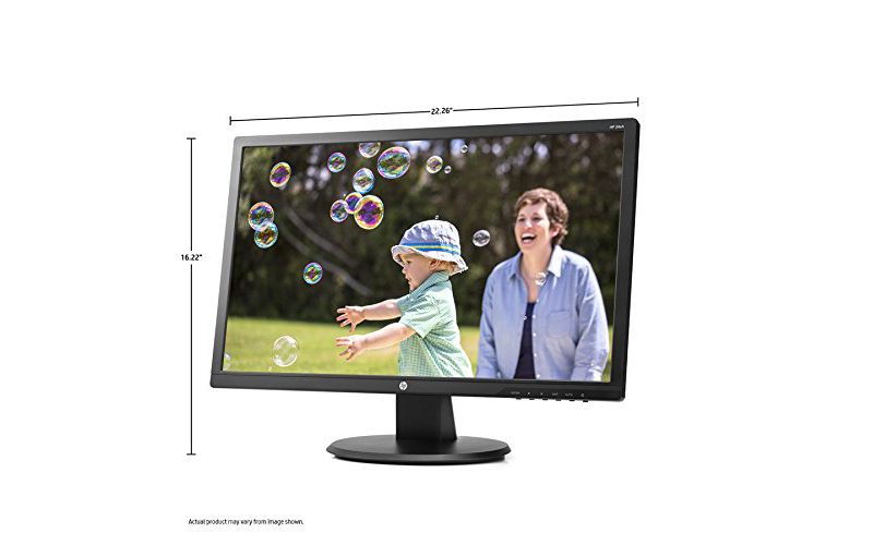 HP 24uh 24" Monitor Black - 1920 x 1080 Full HD TN display - 60 Hz refresh rate - 5 ms response time - 16:9 aspect ratio - LED Backlight technology