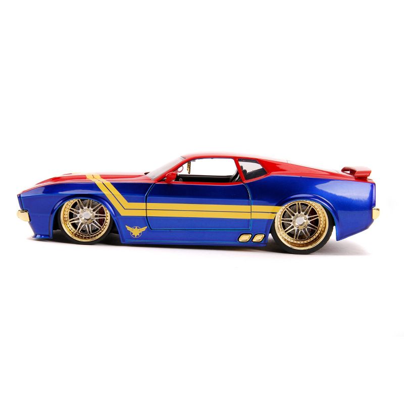 Jada Toys Hollywood Rides 1:24 Scale - '73 Mach 1 - Captain Marvel
