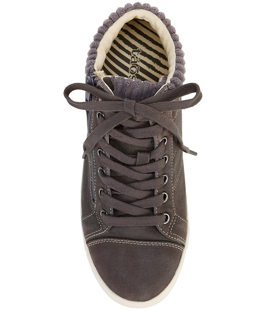 Taos Footwear Startup Hi-Top Vintage Lace-Up Sneakers