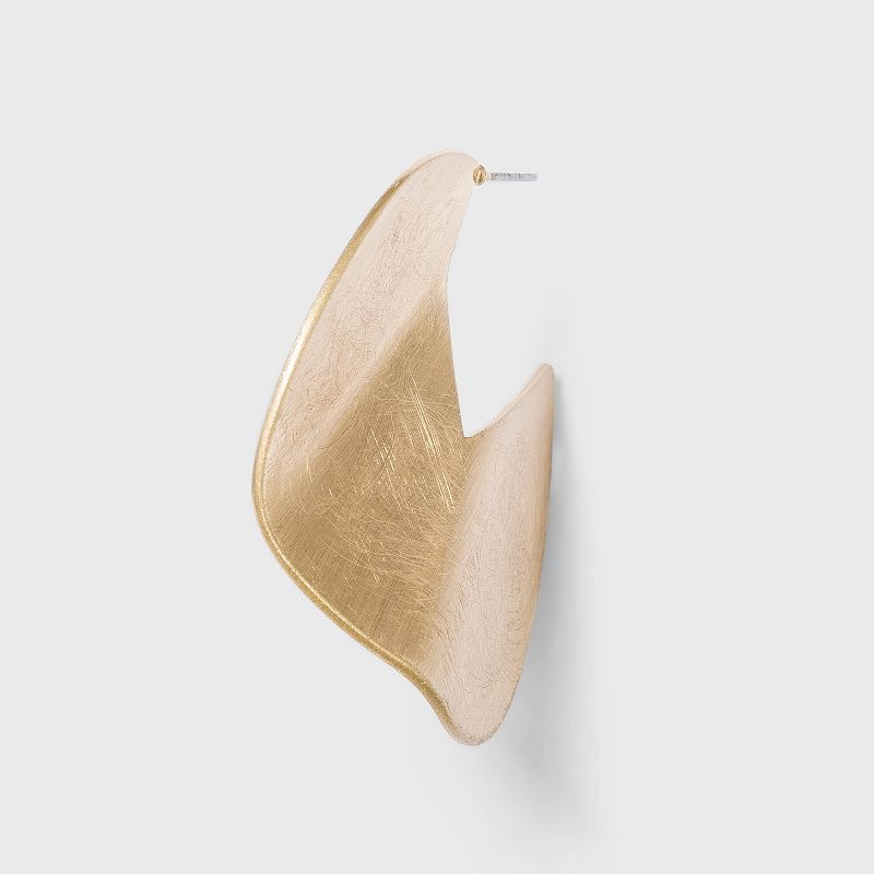 Open Drop Hoop Earrings - Universal Thread™ Gold