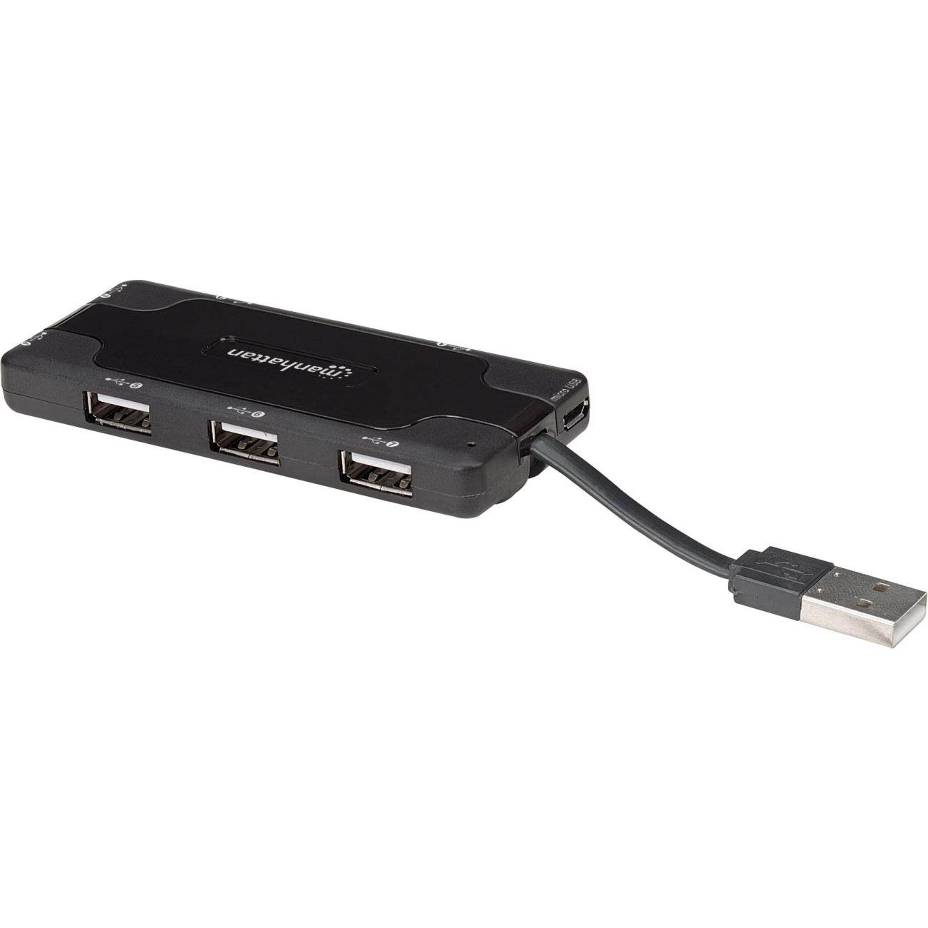 Manhattan 161169 7-Port Usb 2.0 Pocket Hub