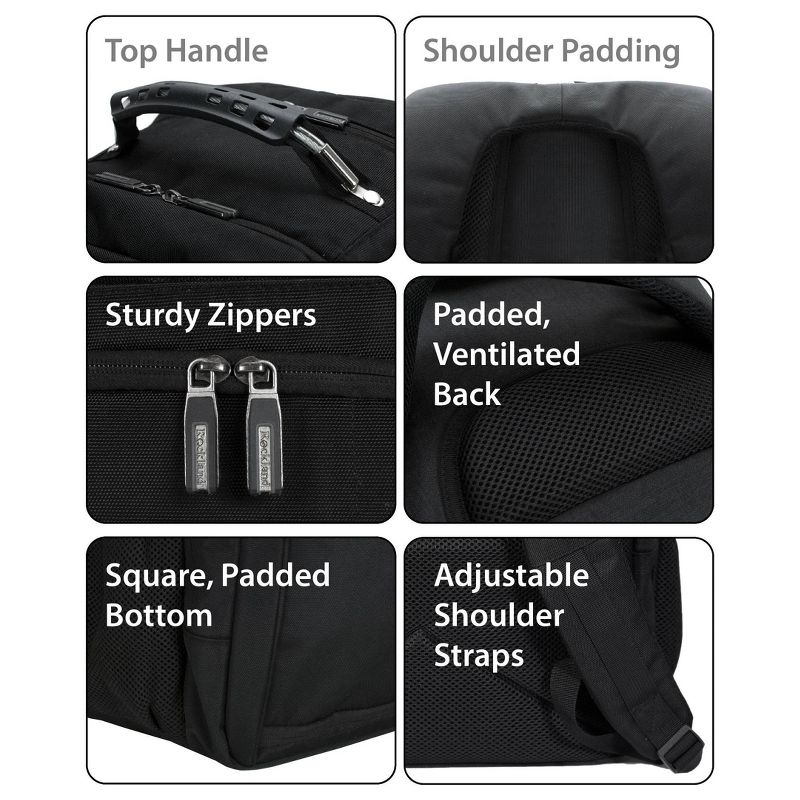 Rockland 20'' Military Tactical Laptop Backpack