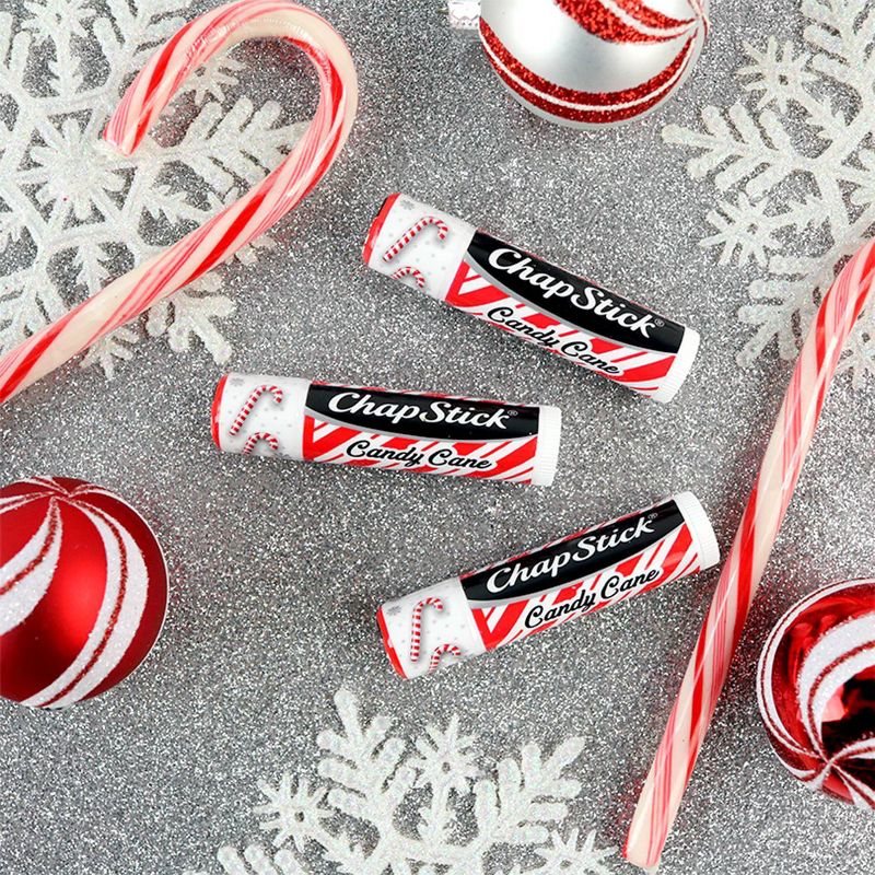 Chapstick Holiday Collection Lip Balm - Candy Cane - 3pk/0.45oz