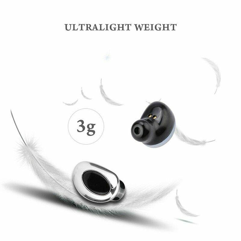 Mini Bluetooth Heasets Wireless In Ear Headphone Earphone Handsfree iOS Android