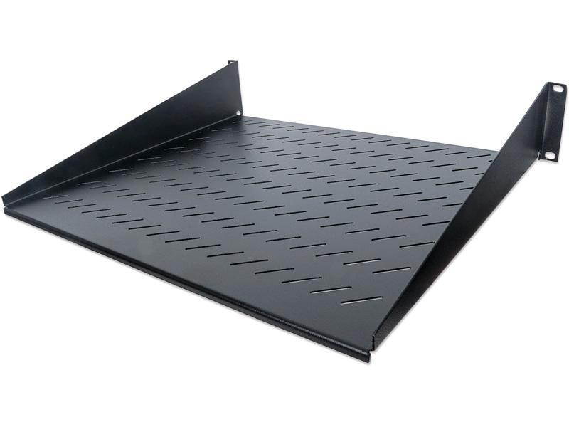Intellinet 712514 Universal 19 Inch Cantilever Shelf For Racks Or Cabinets, 2U, 2-Poin