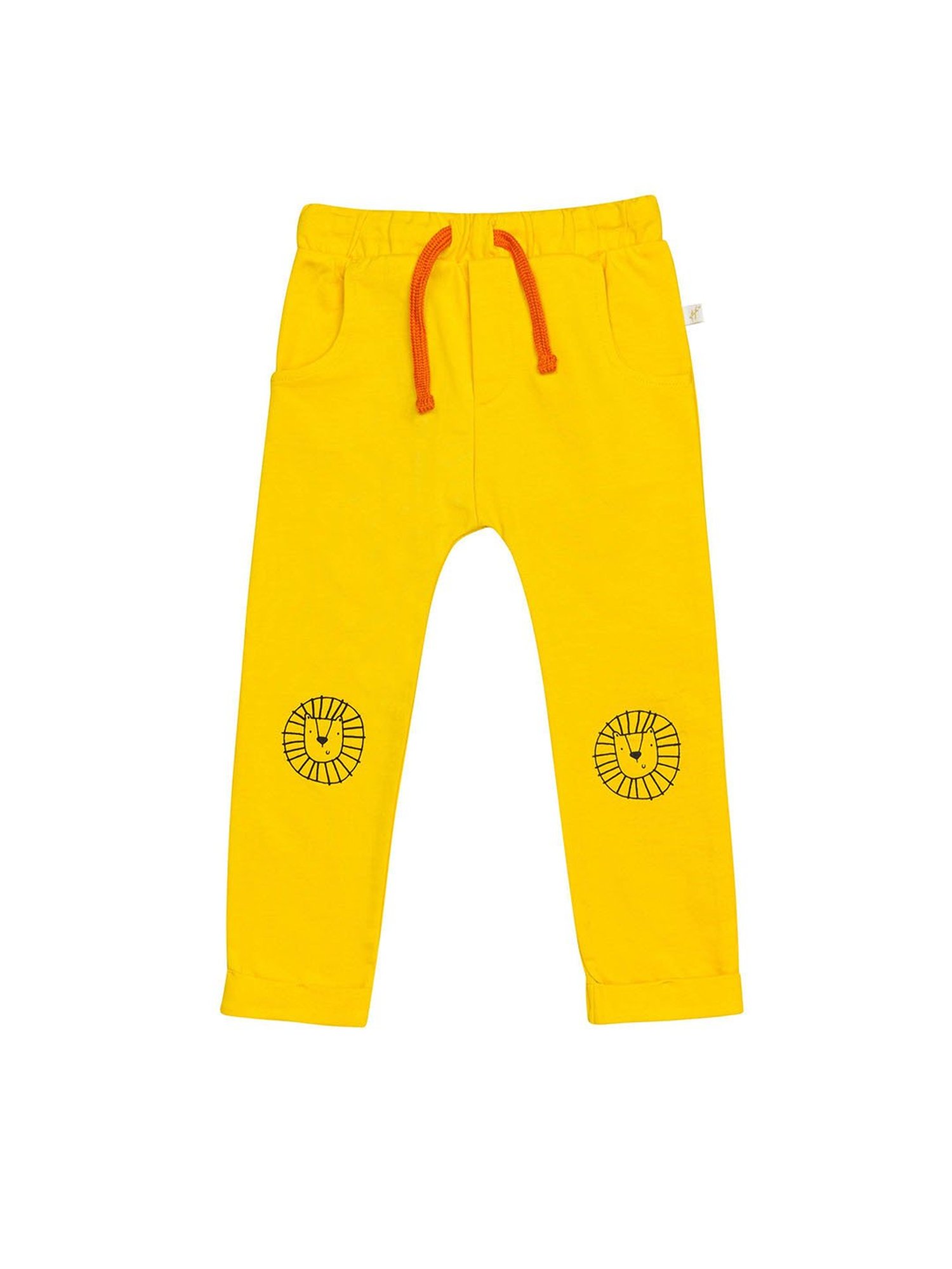 H by Hamleys Infants Boys Mustard Solid Joggers
