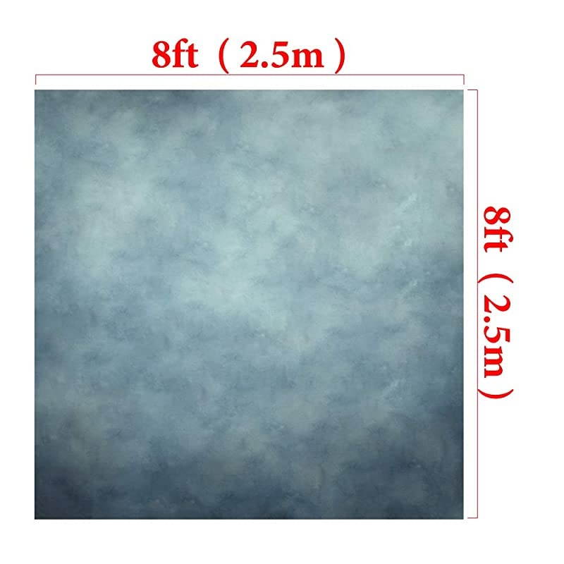 8x8ft25x25m Blue Photography Backdrops Retro Cyan Background Photo Studio Props