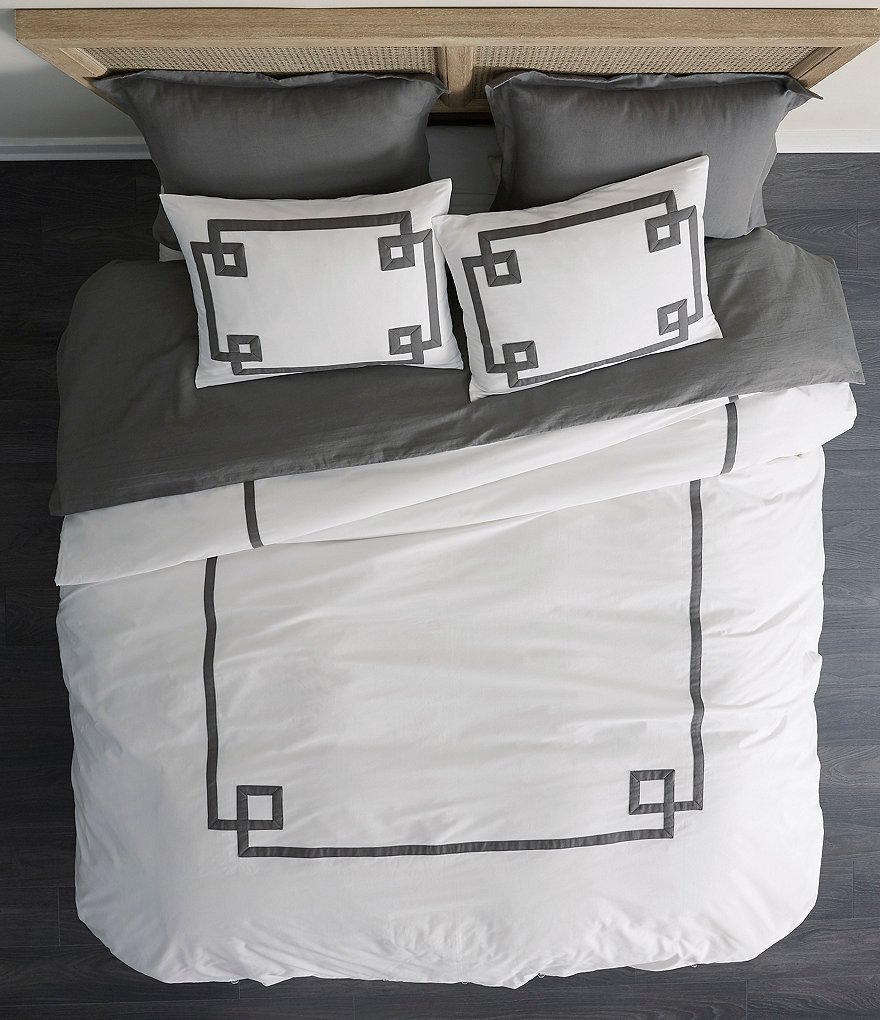 Villa by Noble Excellence Greek Key Duvet Cover