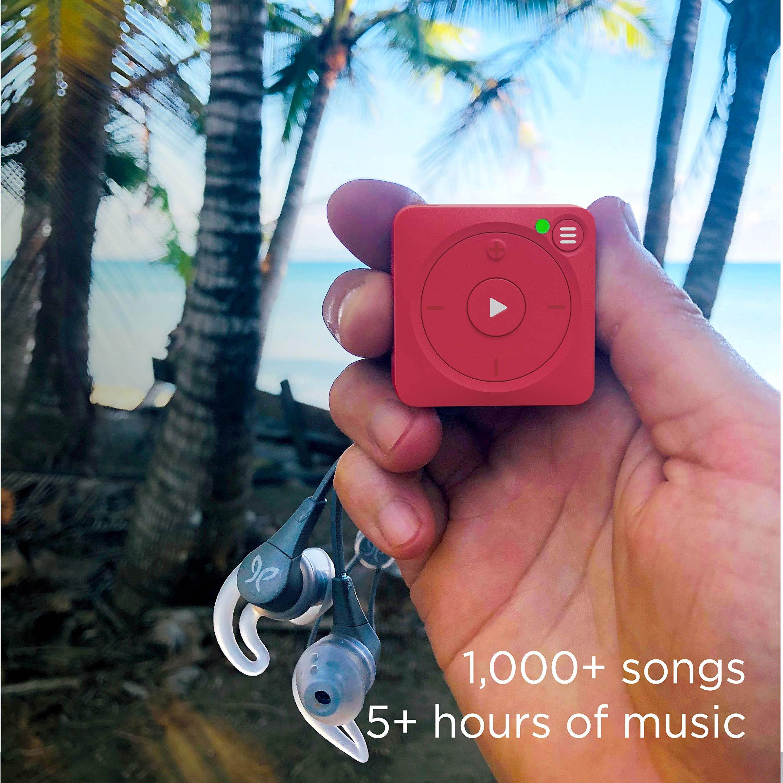 Mighty Vibe Spotify Music Player - Bluetooth & Wired Headphones - 1,000+ Song Storage - No Phone Needed - Black