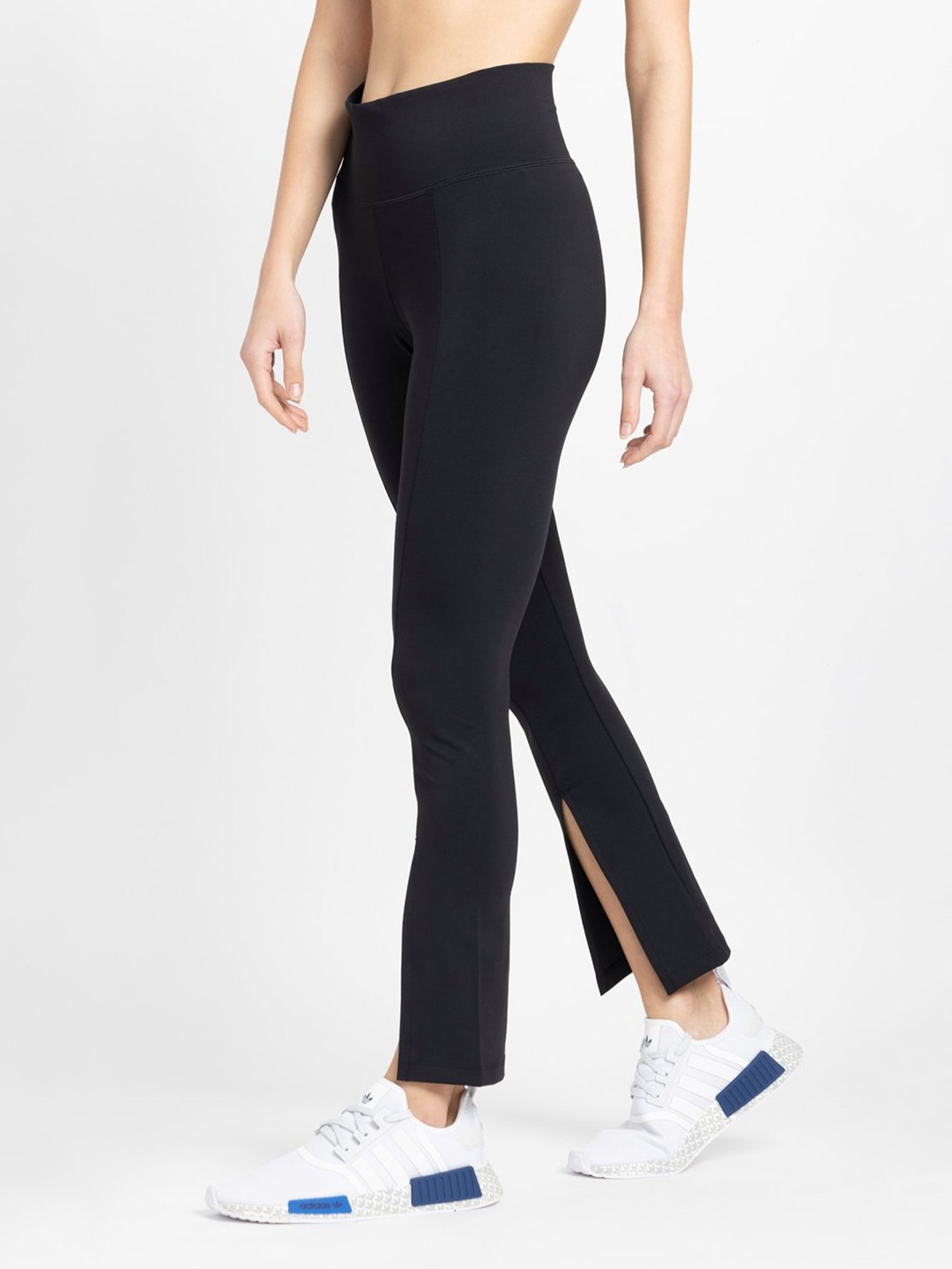 Adidas Originals Black Slim Fit High Rise Tights
