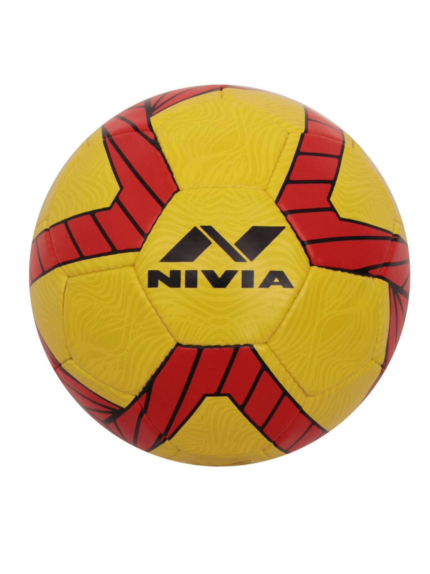 Nivia Kross World Spain Yellow & Red Football (Size-5)