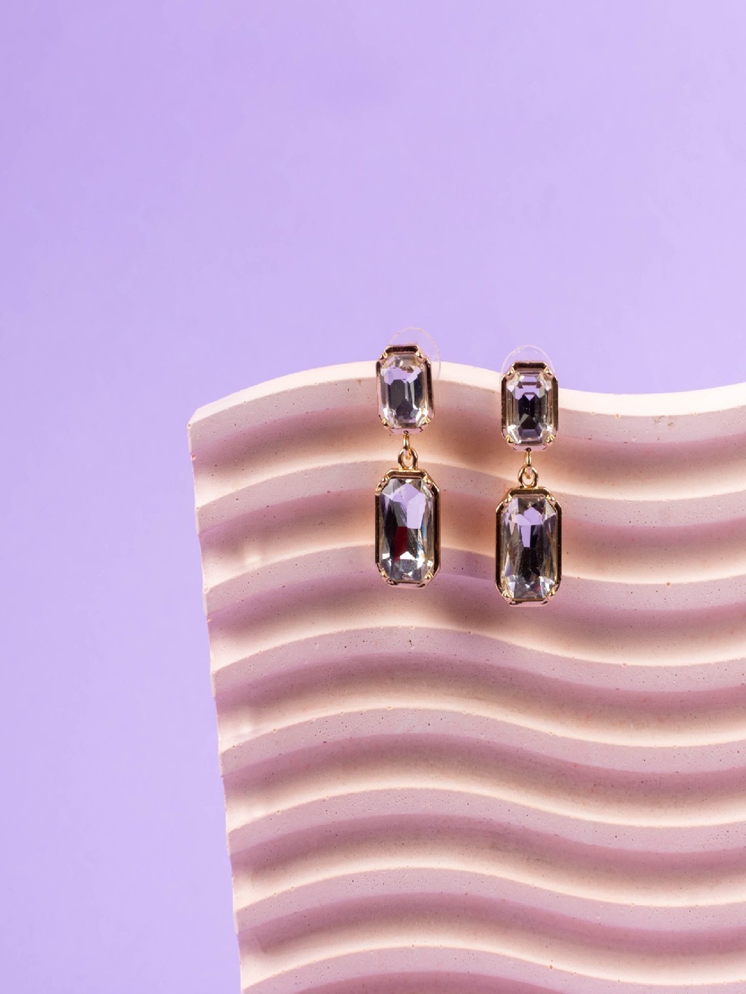 Jewelz Western Style Stone Studded Earrings for Girls & Women