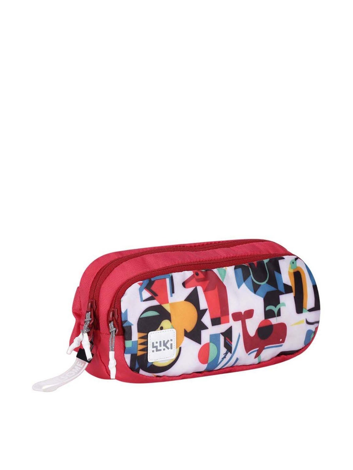 Wiki Ira Red Printed Waist Pouch