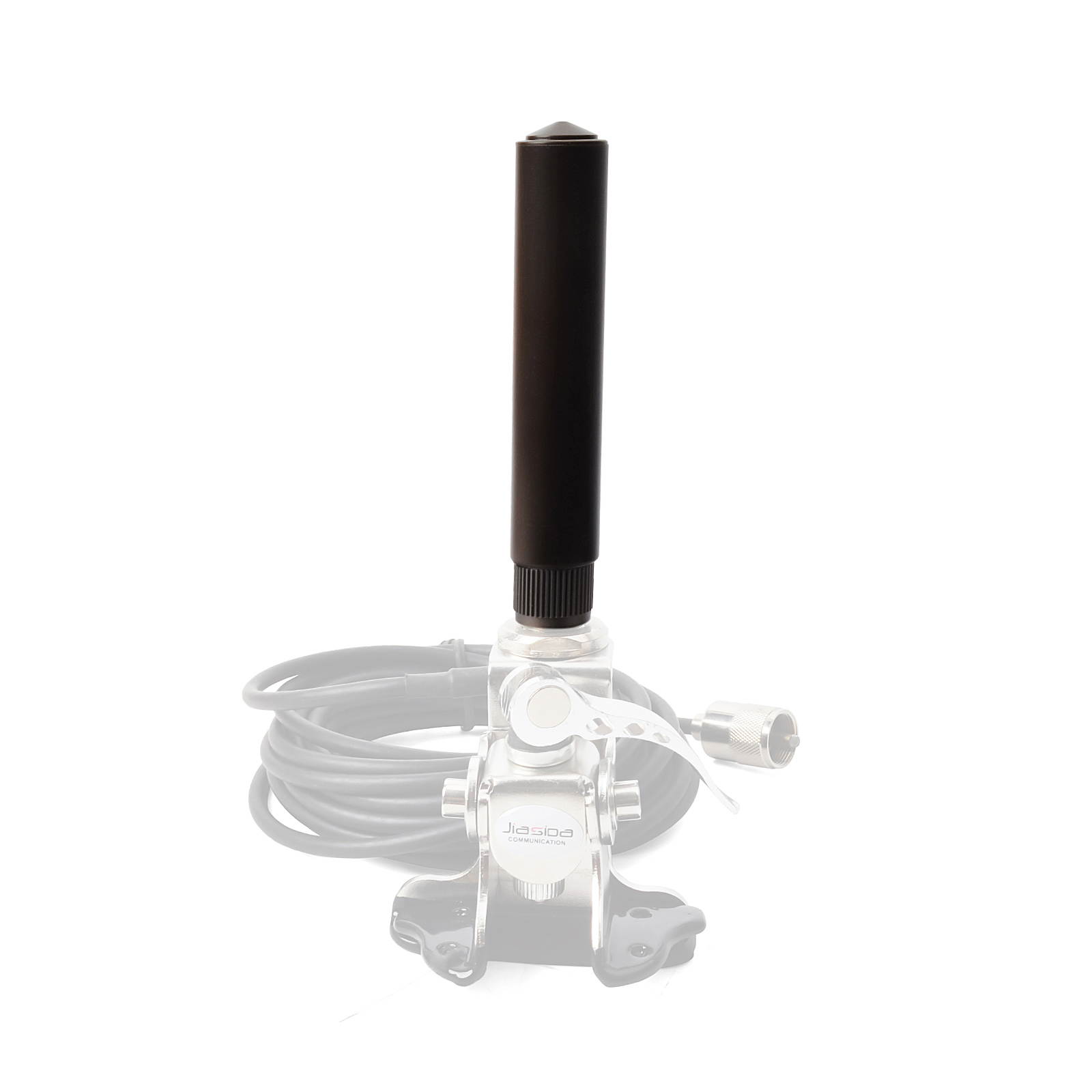 HYS Dual Band 144/430Mhz VHF UHF Fiberglass 4.7inch Stubby Mobile Car Antenna with UHF-Male (PL259) Connetcor for Midland ICOM Yaesu Kenwood Mobile Radio Transceiver