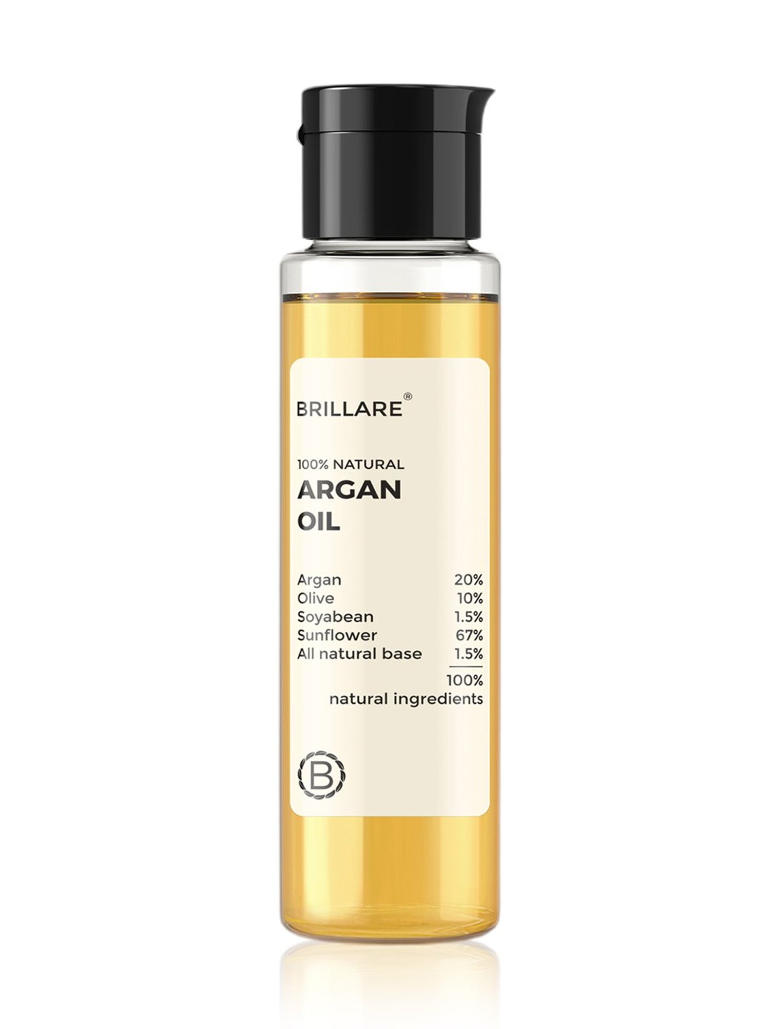 Brillare 100% Natural Argan Oil - 100 ml