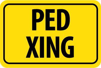 NMC TM173K-PED XING, 12X18, .080 HIP REF ALUM (1 EACH)
