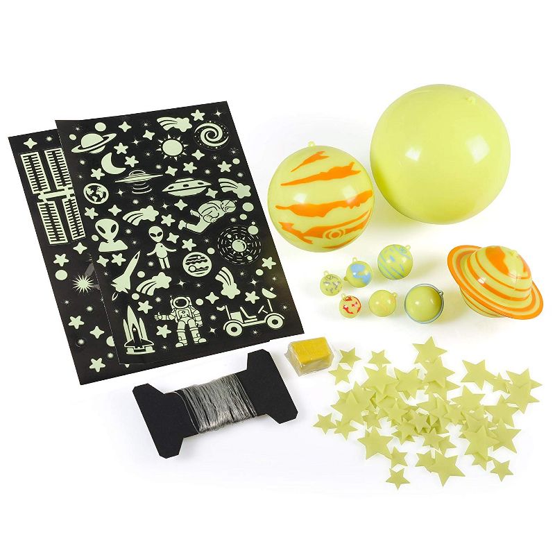 Educational Insights GeoSafari Glow-in-the-Dark Planets & Stars Set, Ages 8 and up, (60+ pieces)