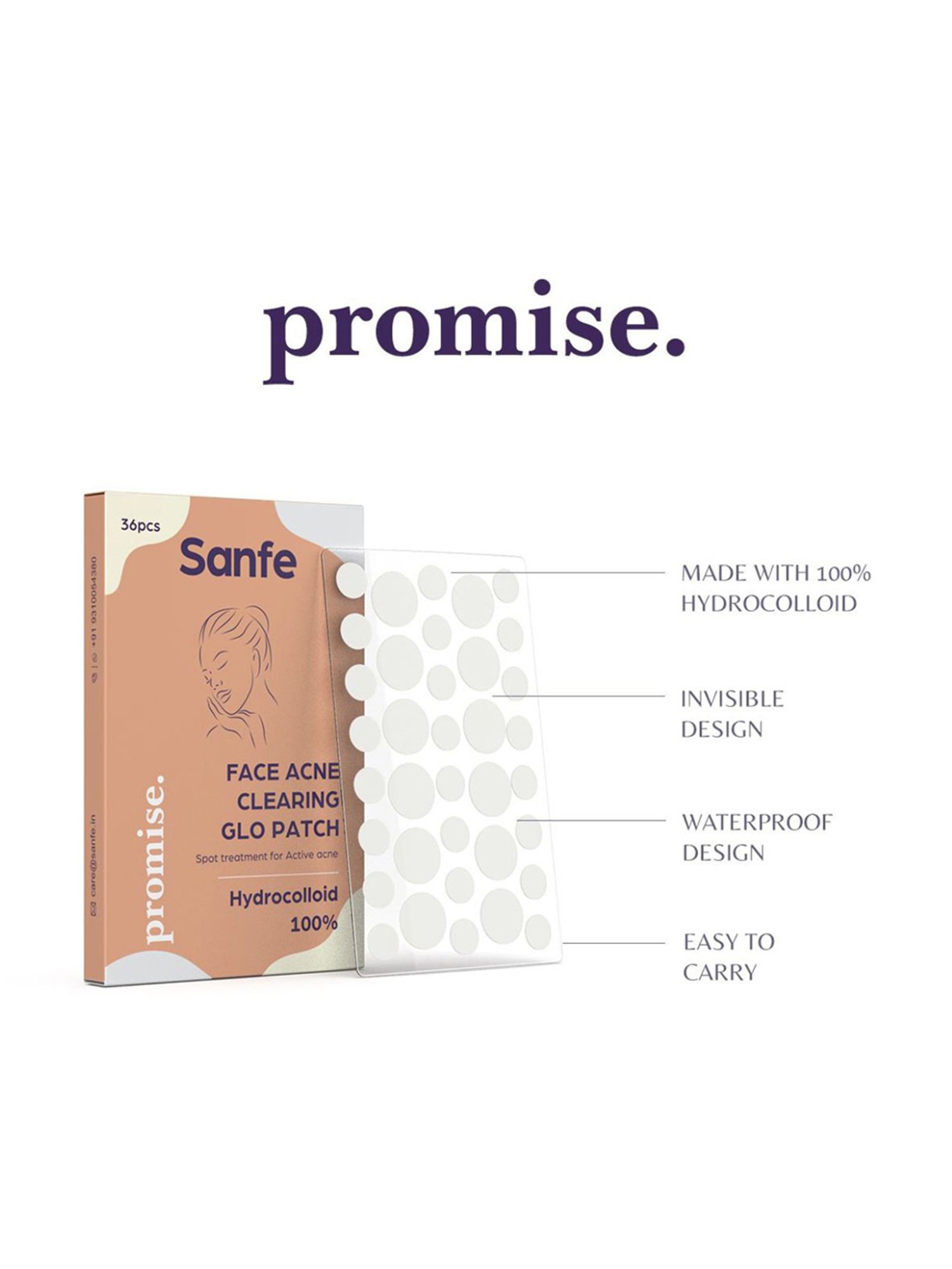 Gush Dart It Hydrocolloid Pimple Patches Combo - Mega Pack of 6