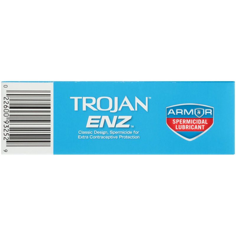 Trojan ENZ Lubricated Premium Latex Condoms - 12ct