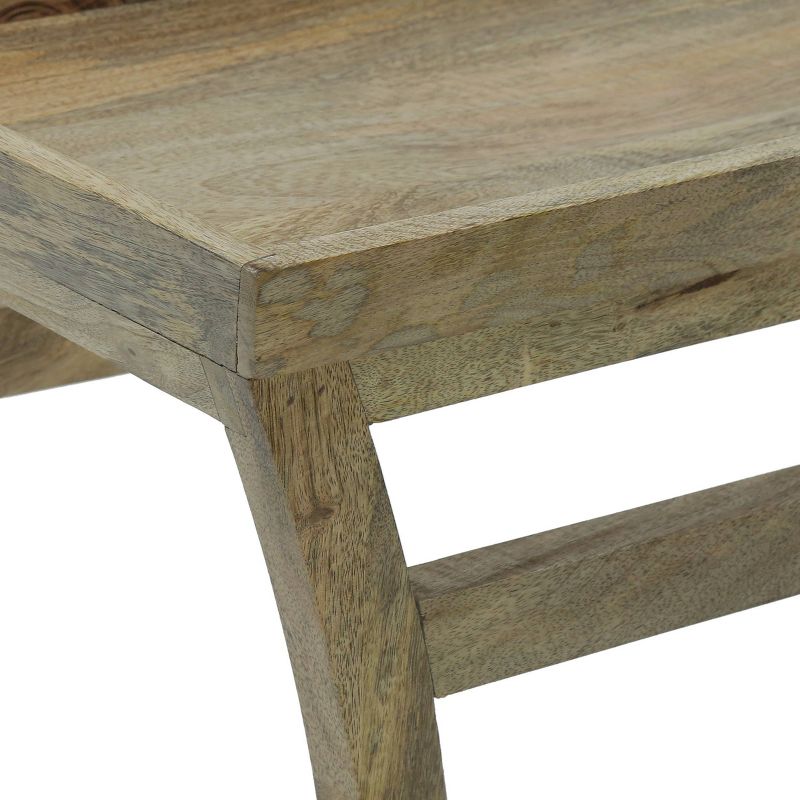 Meagher Rustic Handcrafted Mango Wood Console Table Natural - Christopher Knight Home