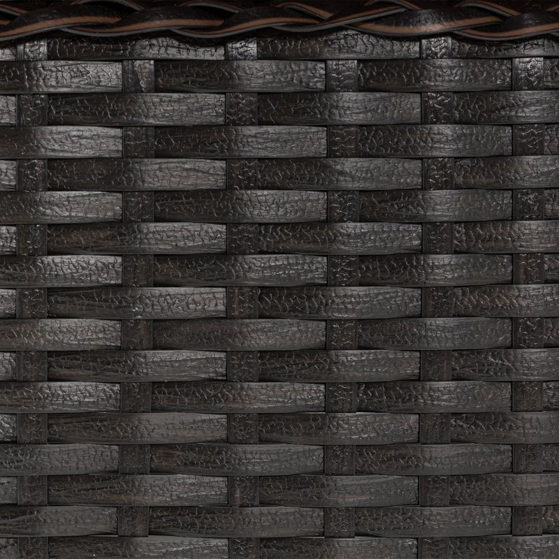 La-Z-Boy Outdoor Breckenridge 1pc Wicker Outdoor Swivel Rocker Set with Sunbrella Meredian Brick Cushion