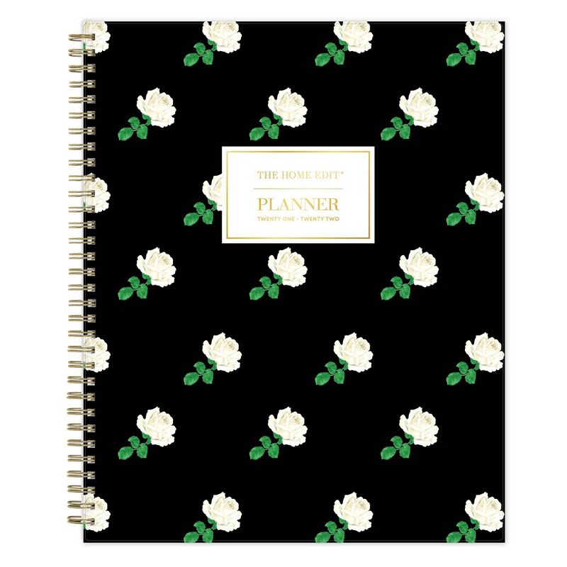 2021-22 Academic Planner 8.5" x 11" Flexible Cover Weekly/Monthly Wirebound Rose - The Home Edit
