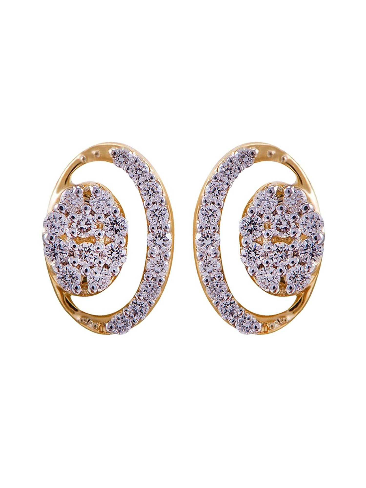 Joyalukkas 18 kt Gold & Diamond Earrings