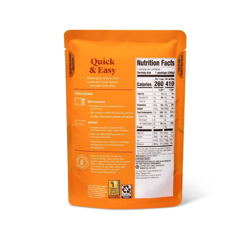 Farro Microwavable Pouch - 8.5oz - Good & Gather™