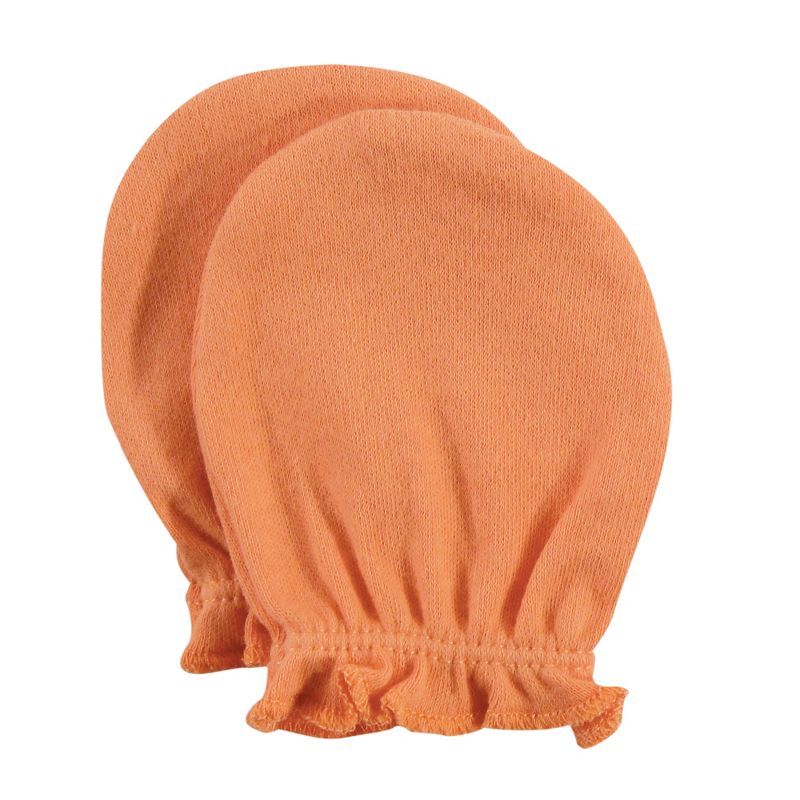 Hudson Baby Infant Boy Cotton Scratch Mittens, Forest, 0-6 Months