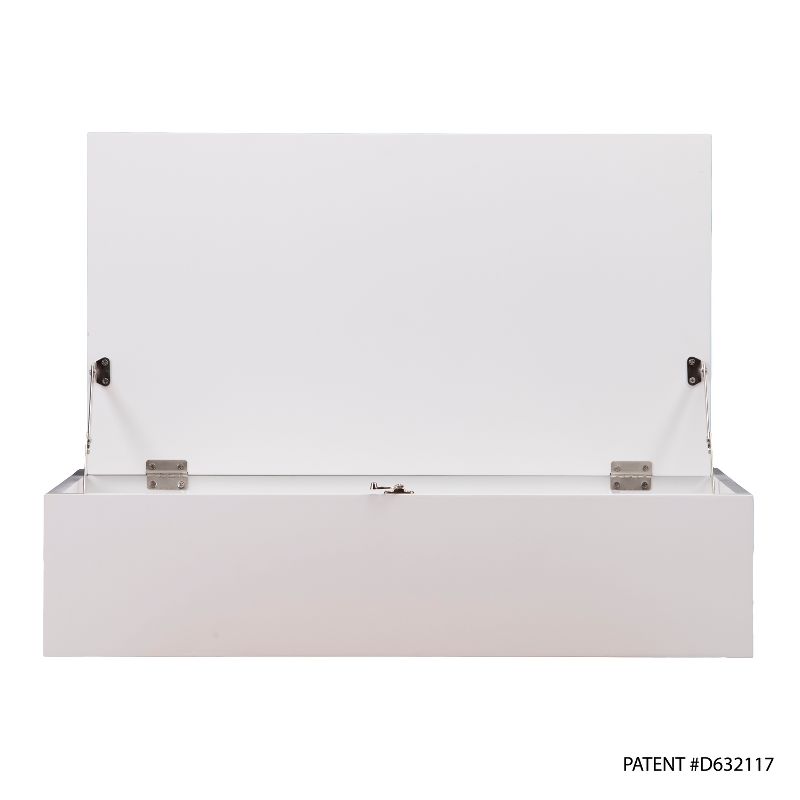 Wall Mount Folding Laptop Desk White - Aiden Lane