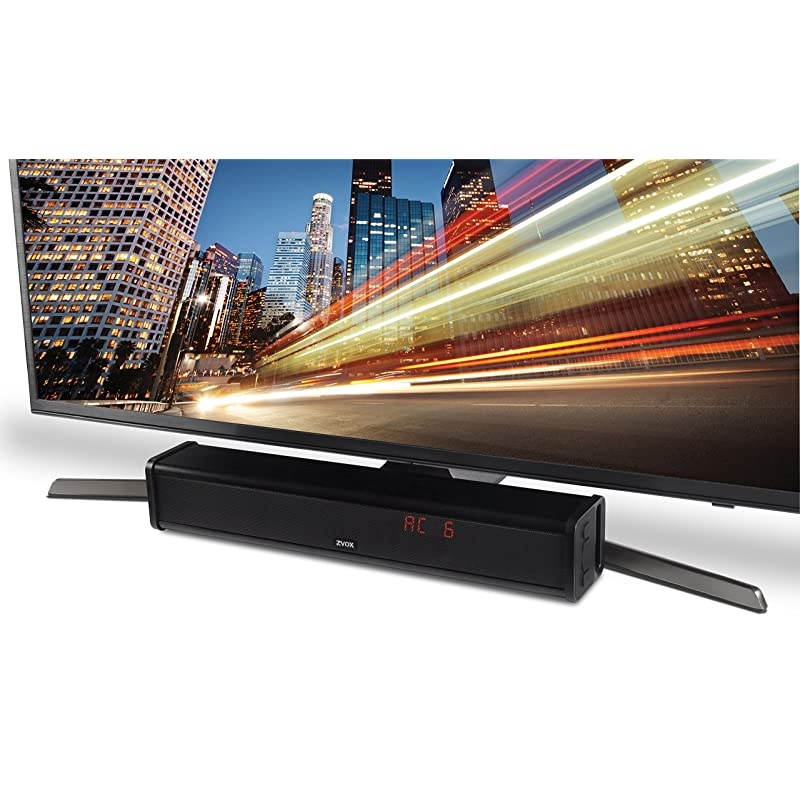 AV203 Sound Bar TV Speaker with Hearing Aid Technology Six Levels of Voice Boost 30Day Home Trial Black