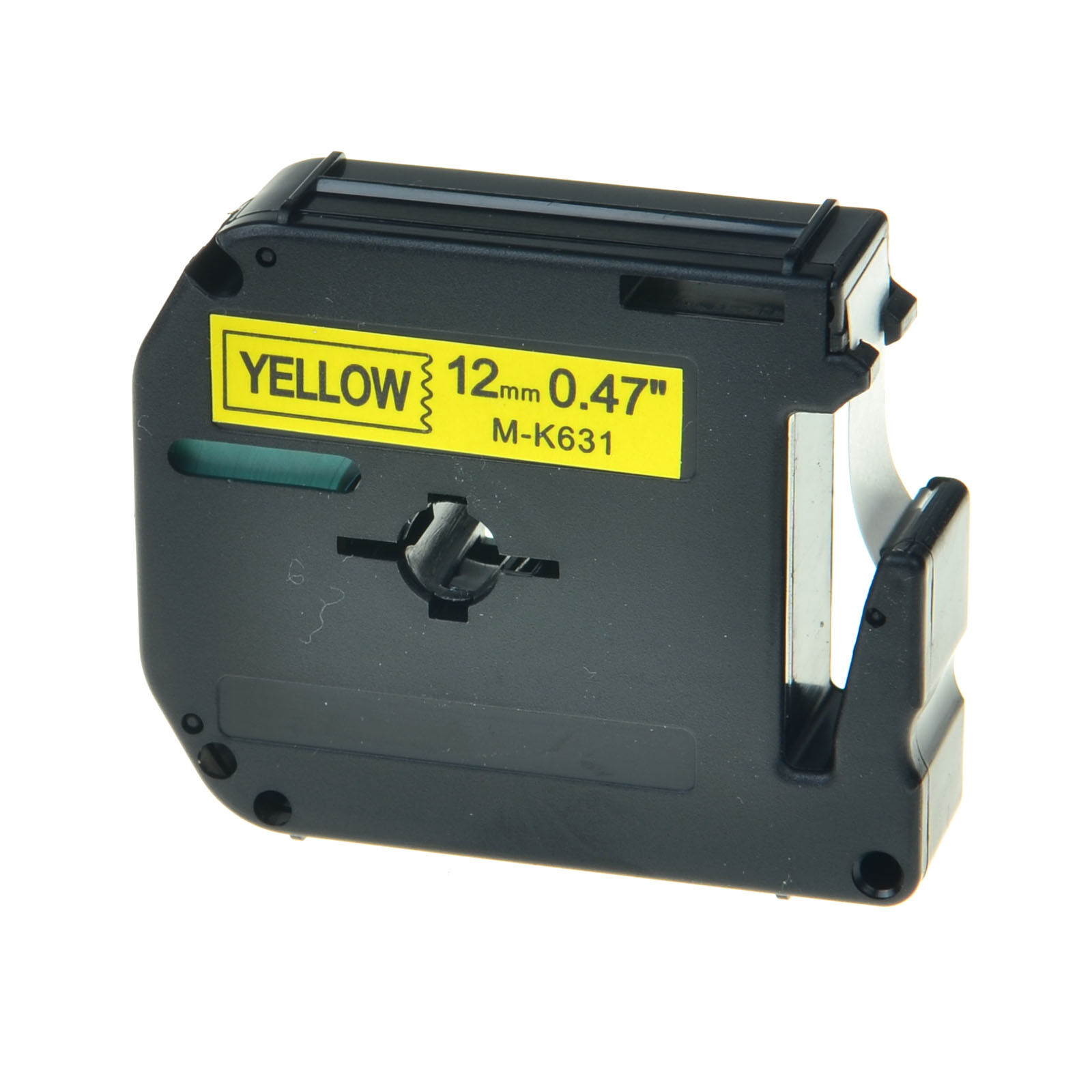 1PK Black on Yellow Tape for Brother P-touch MK631 M-K631 PT-90 12mm Label Maker