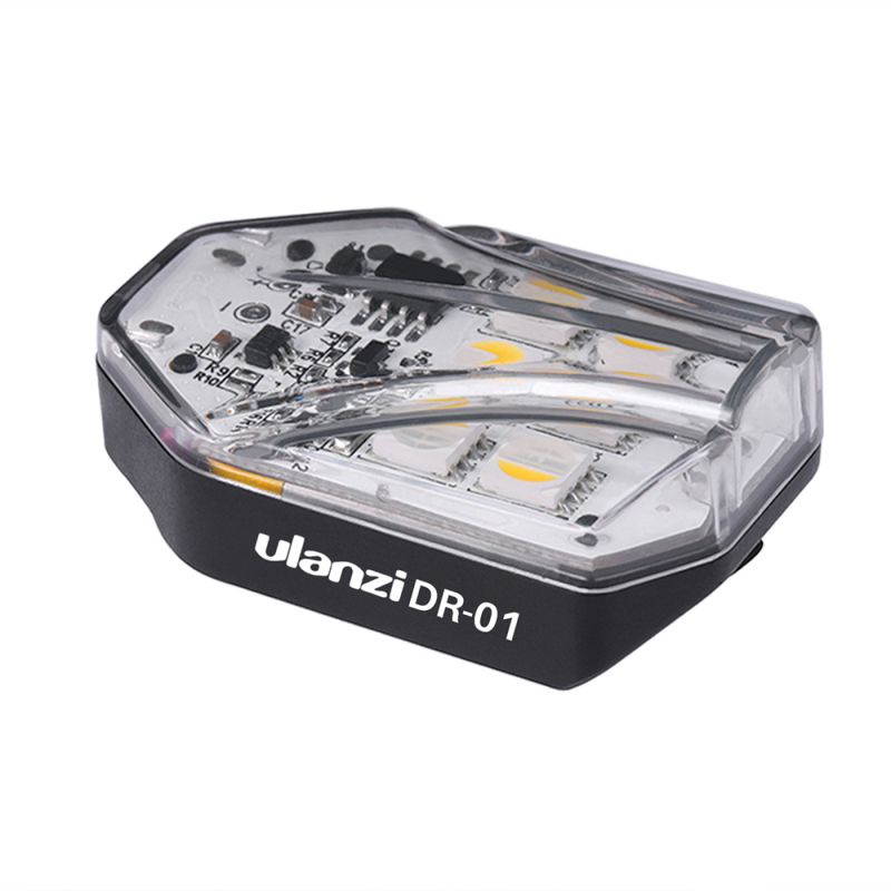 ulanzi DR-01 Mini Drone Strobe Light 3 Lights Color(White/Red/Green) 9 Lignting Modes Lightweight Built-in Rechargeable Battery Anti-collision