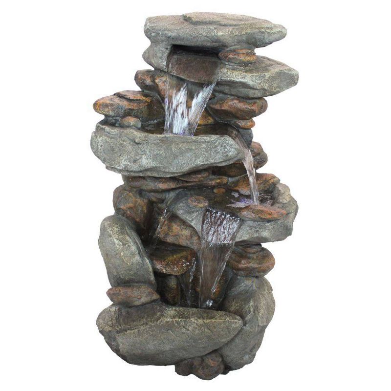 Cathedral Rocks Cascading Fountain - Acorn Hollow