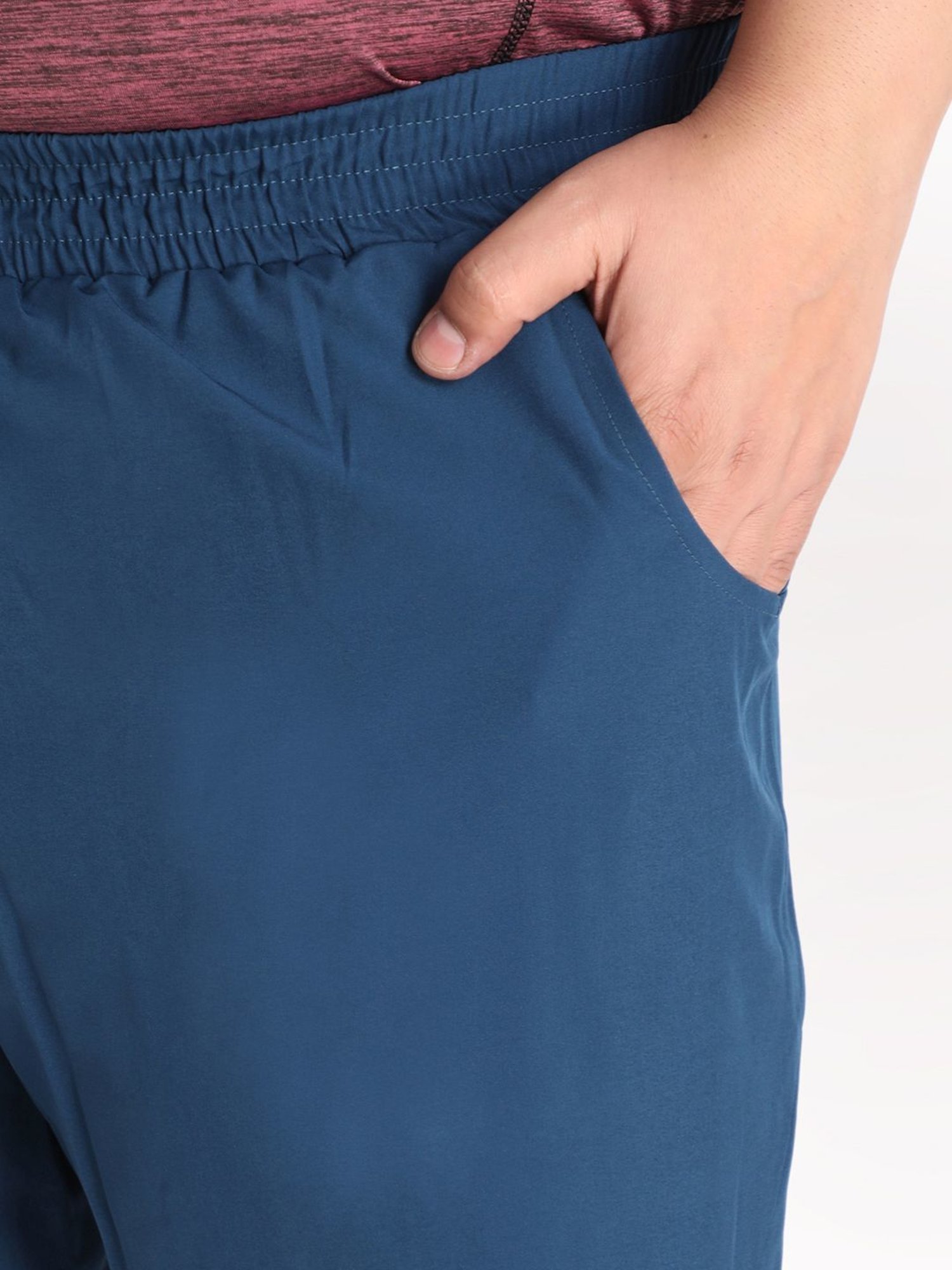 Chkokko Indigo Black Regular Fit Shorts