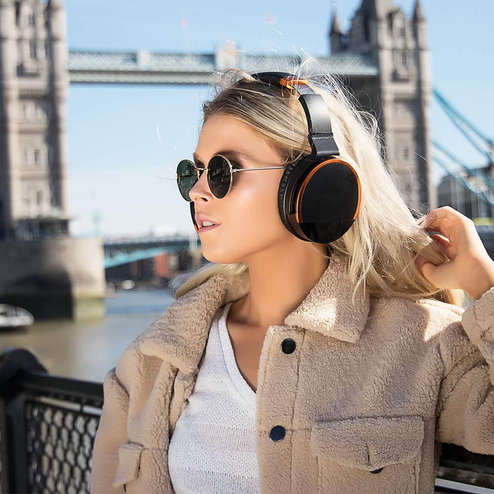 COWIN E8 [Upgraded] Active Noise Cancelling Wireless Headphones w/ Bluetooth, Microphone, Hi-Fi Deep Bass, and 20 Hour Playtime