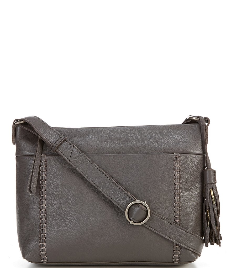 The Sak Melrose Top Zip Leather Crossbody Bag
