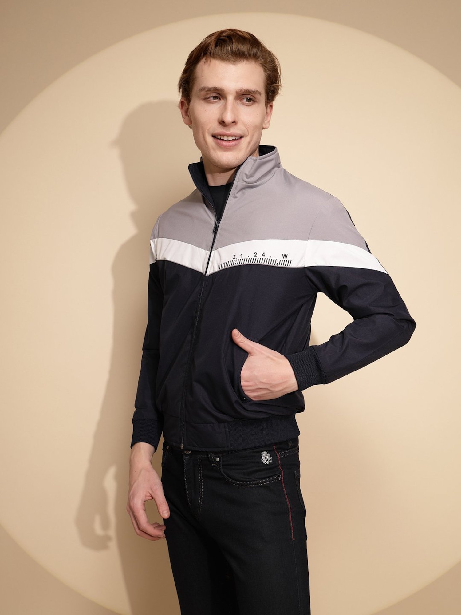 Global Republic Multicolor Regular Fit Jacket