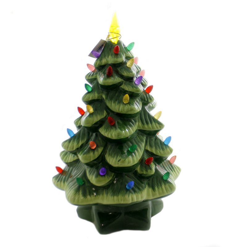 Christmas 14.5" Nostalgic Christmas Tree Battery Operated  -  Decorative Figurines