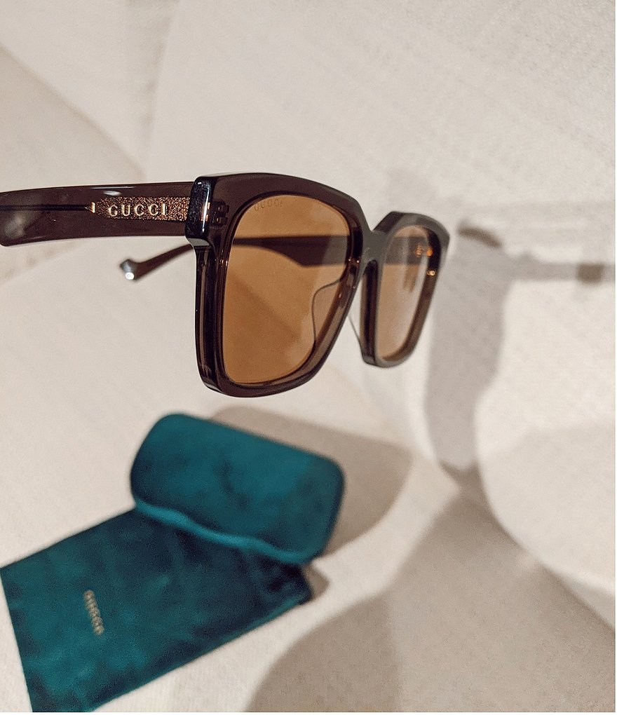 Gucci Men's Gg0965sa Rectangular 57mm Sunglasses