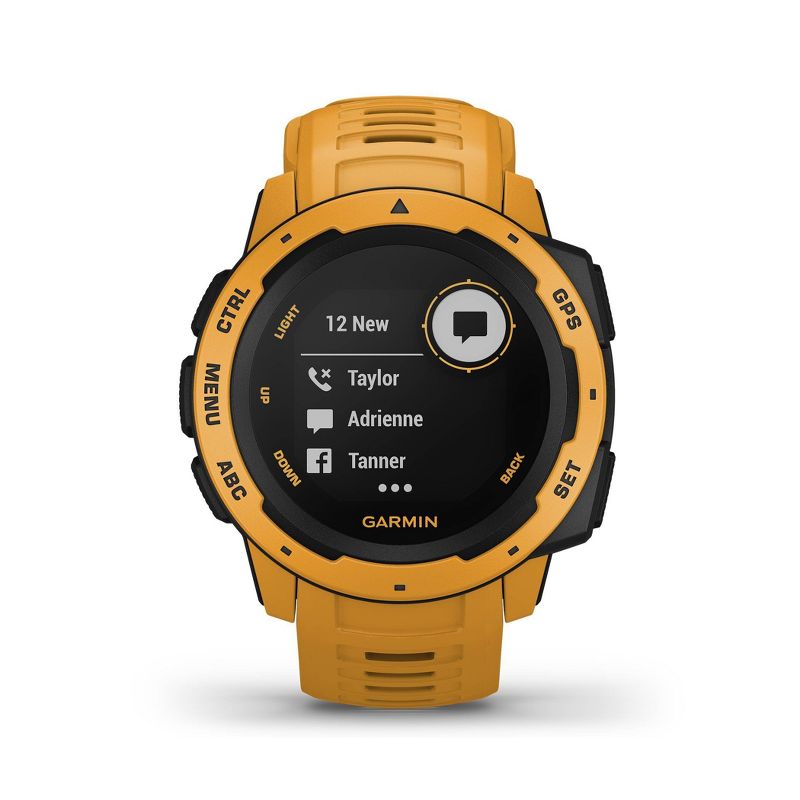 Garmin Instinct Rugged GPS Watch - Mustard