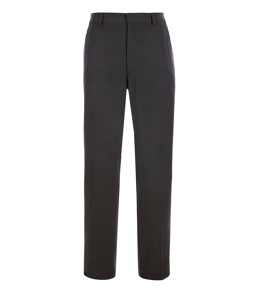 Murano Wardrobe Essentials Alex Slim-Fit Flat-Front TekFit Waistband Suit Separates Dress Pants