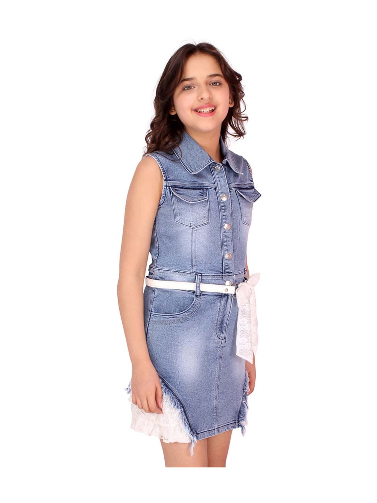 Cutecumber Kids Blue Regular Fit Dress