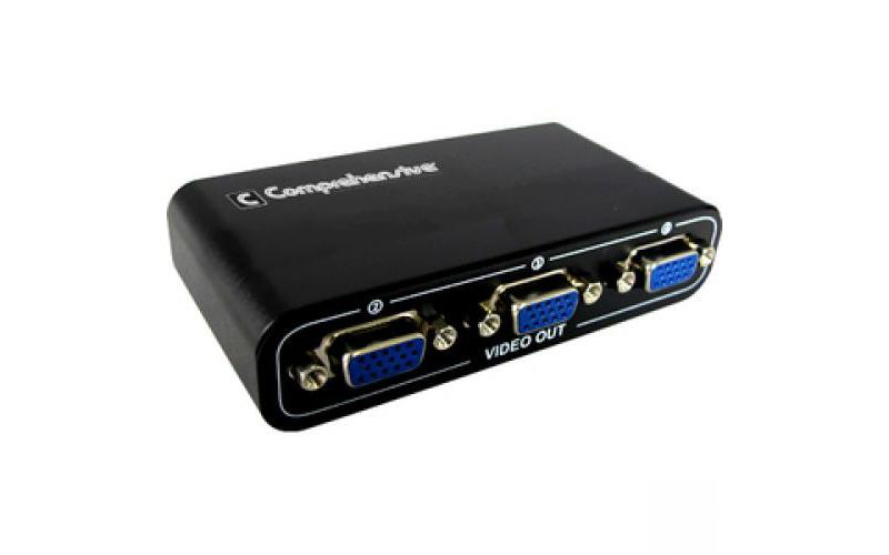 Comprehensive Comprehensive 1 PC to 4 High Resolution VGA Distribution Amplifier - 550 MHz