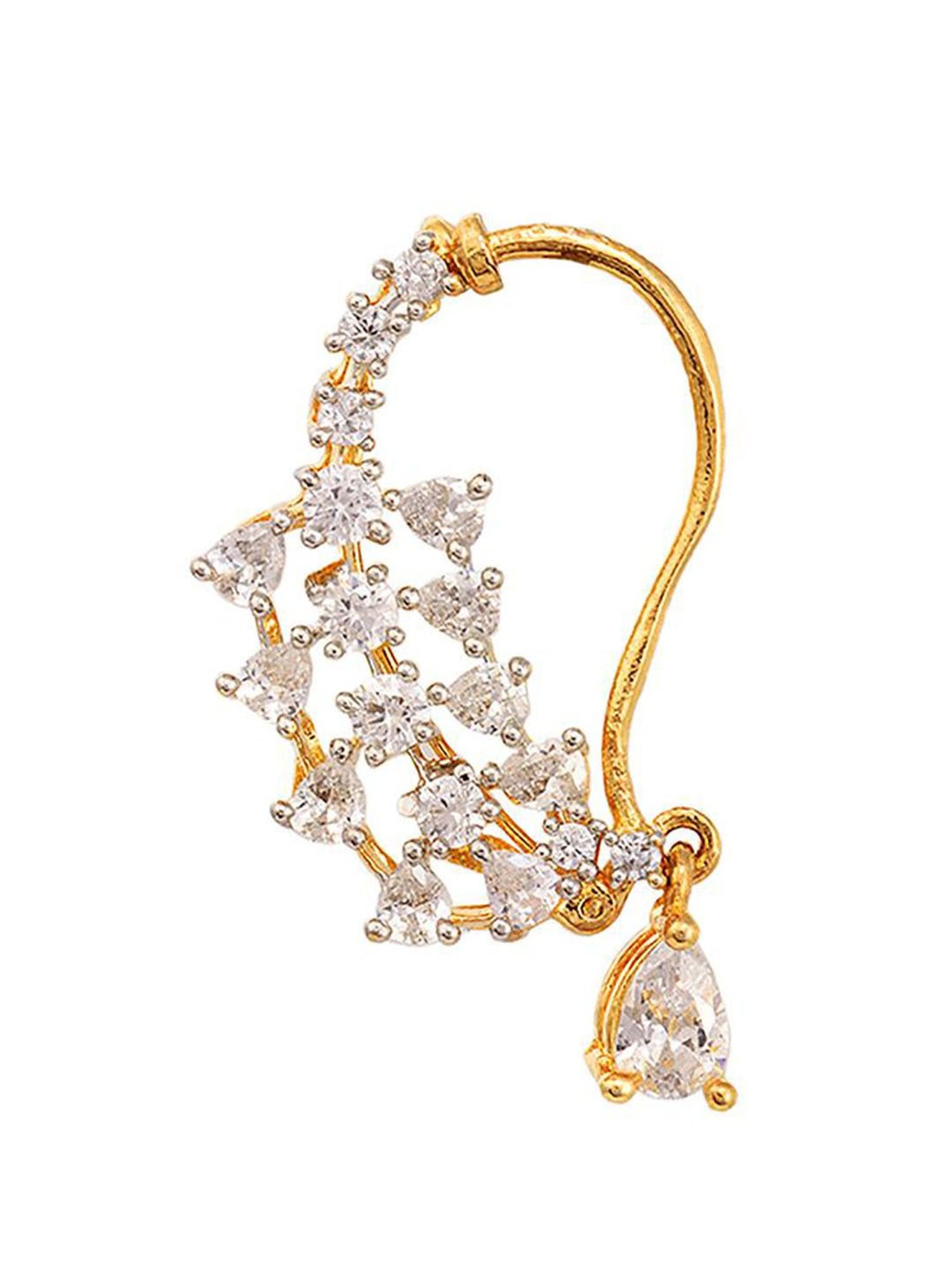 Teejh Aahna Silver Nose Ring