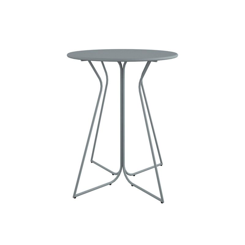 Heidi 3pc Indoor/Outdoor Bistro Set - Light Gray - Novogratz
